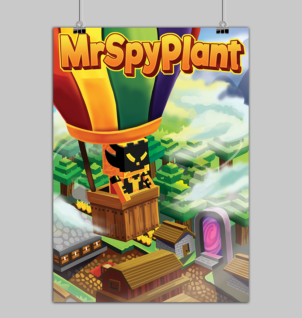 MrSpyplant Luftballon Plakat