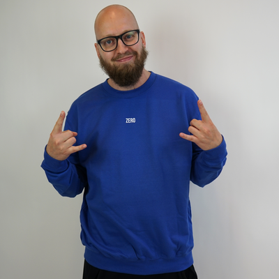 Zero Blå Sweatshirt