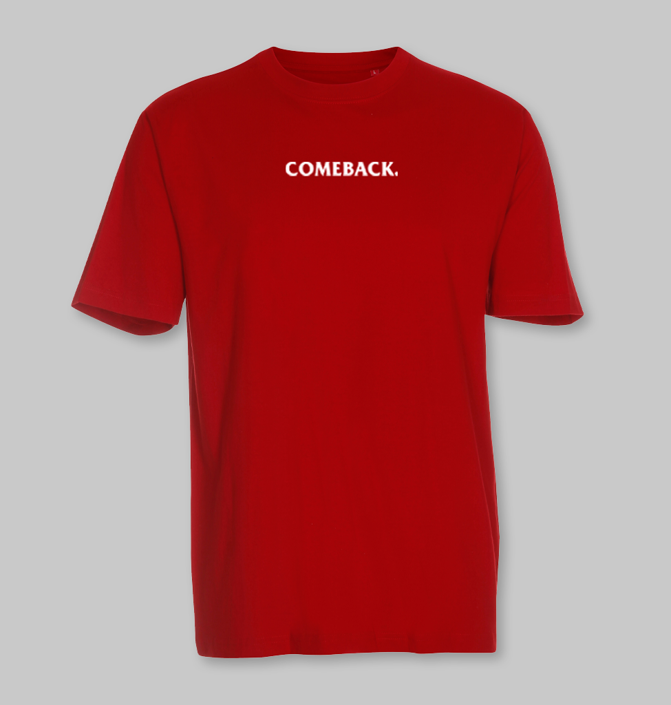 Comeback. Rød T-Shirt